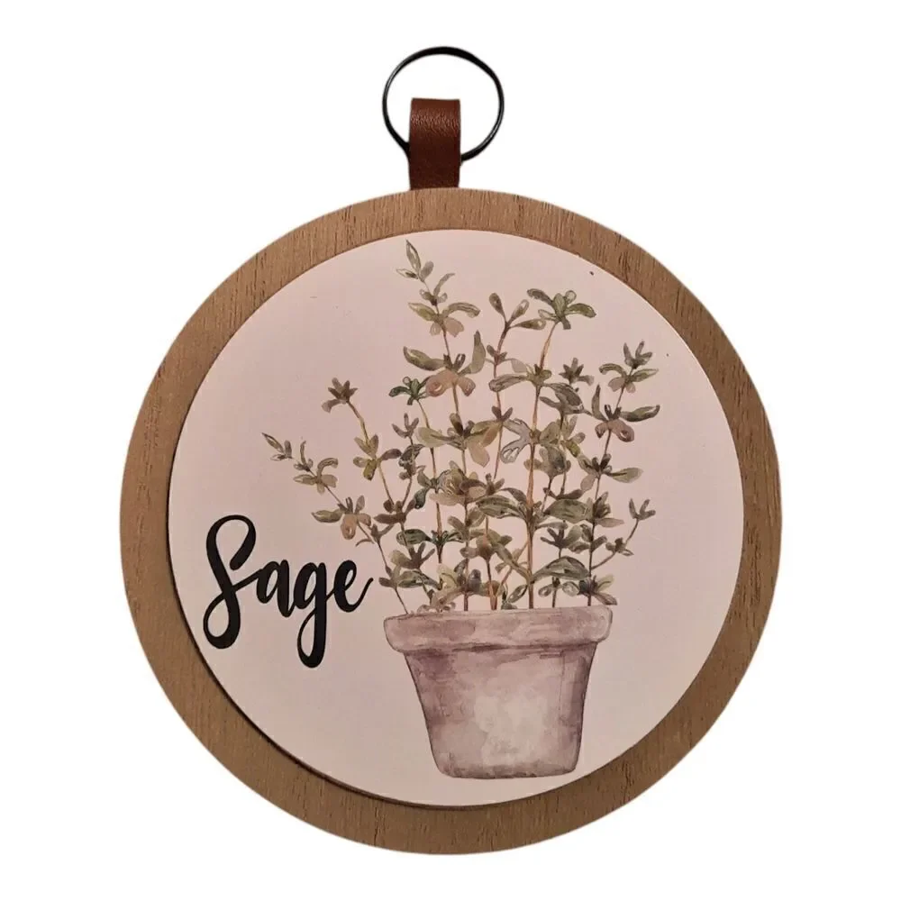 Sage Plant Hanging Wall Decor
